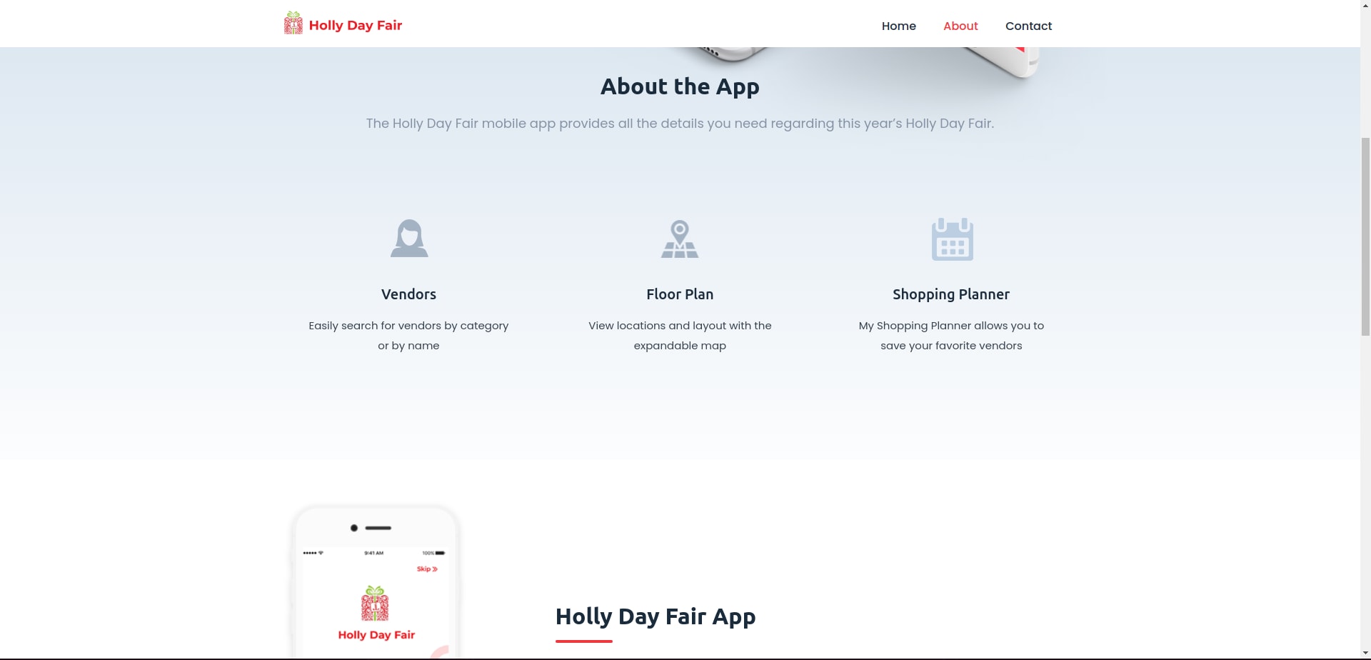 Hollyday Fair App